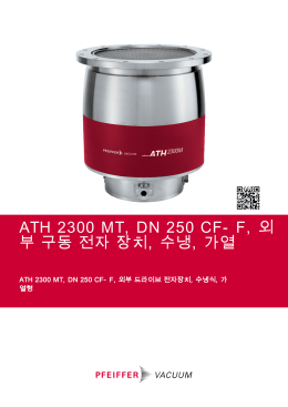 ATH 2300 MT, DN 250 CF-F, 외 부 구동 전자 장치