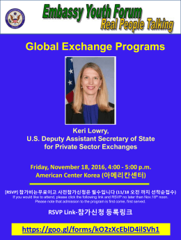 Global Exchange Programs