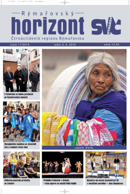 R&yacute;mařovsk&yacute; horizont 11 - 2016 - Středisko voln&eacute;ho času R&yacute;mařov