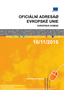 oficiální adresář evropské unie