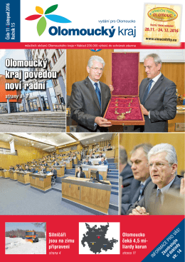 Olomouck&yacute; kraj povedou nov&iacute; radn&iacute;