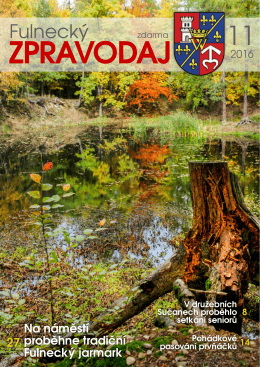 Fulneck&yacute; zpravodaj 11/2016