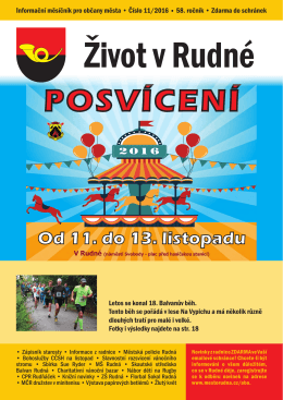 Život v Rudné č. 11/2016