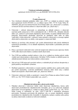 Všeobecné obchodní podmínky