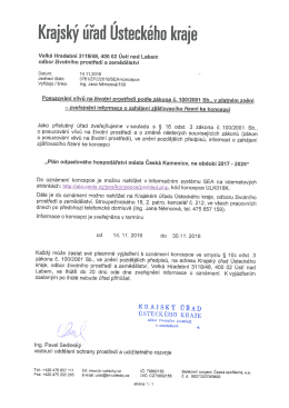 Plán odpadového hospodářství města Česká Kamenice, na období