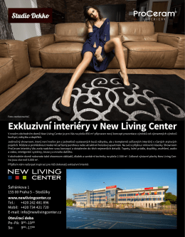 Exkluzivní interiéry v New Living Center