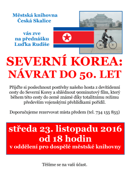 severní korea - Česká Skalice