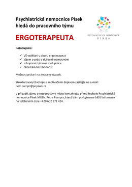 Nem Písek Ergoterapeut