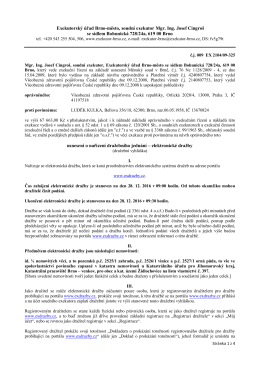 Exekutorsk&yacute; &uacute;řad Brno-město, soudn&iacute; exekutor Mgr