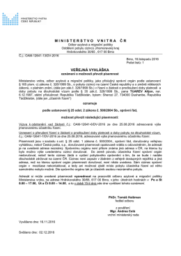 TUAREV Alijon - Ministerstvo vnitra České republiky
