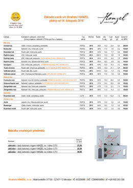 Ceník ke stažení - Vinařství Hanzel
