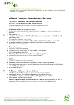Specialista marketingu a audiovize