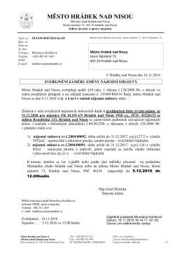 Odbor investic a správy majetku