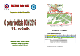 O poh&aacute;r ředitele DDM 2016 &ndash; propozice