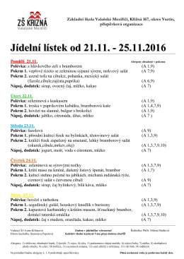 Týden 21.11.2016