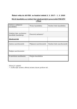 00090 N&aacute;vrh kandid&aacute;ta akademick&yacute; pracovn&iacute;k