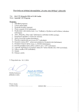 Svazku obc&iacute; Dř&iacute;žn&aacute;