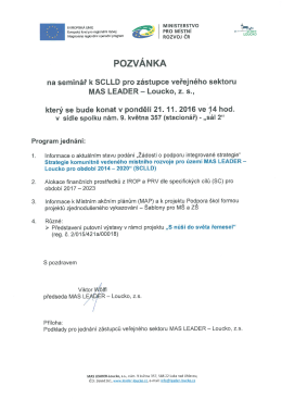 Page 1 EVROPSKÁ UNIE MINISTERSTVO # Evropský fond pro
