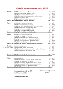 J&iacute;deln&iacute; l&iacute;stek na t&yacute;den 14.