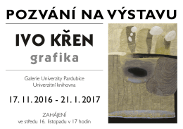 Pozv&aacute;nka na vernis&aacute;ž