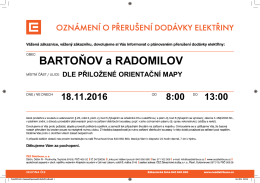 Leták Bartoňov a Radomilov 161118