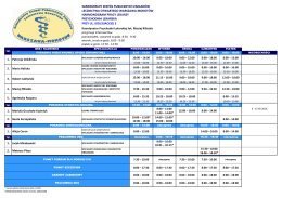 Harmonogram pracy lekarzy - SZPZLO Warszawa