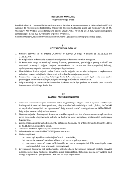 przeczytaj regulamin konkursu