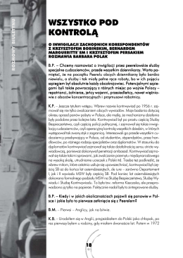 wszystko pod kontrolą - Od niepodległości do niepodległości