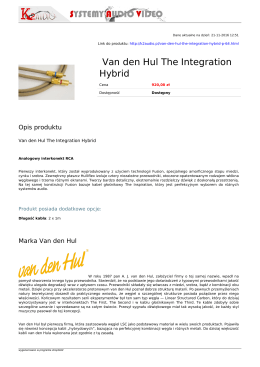 Van den Hul The Integration Hybrid