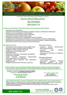 Specjalista w Biurze Administracyjnym