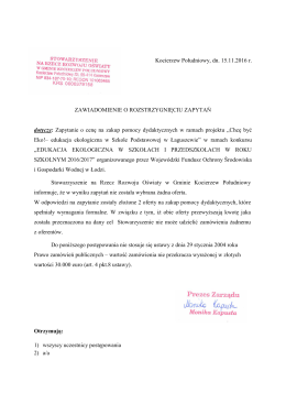 Chcę być Eko! &ndash; edukacja ekologiczna w