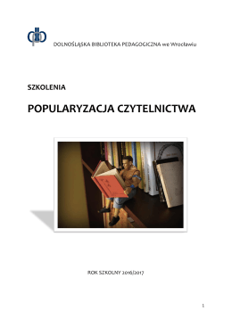 popularyzacja czytelnictwa - Dolnośląska Biblioteka Pedagogiczna