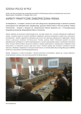 Generuj PDF - Szkoły Policji w Pile