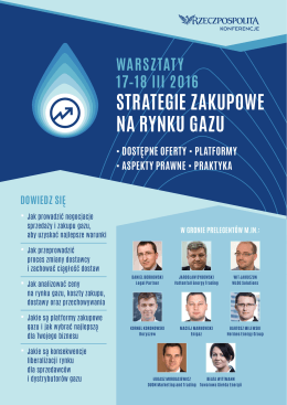 strategie zakupowe na rynku gazu - Konferencje