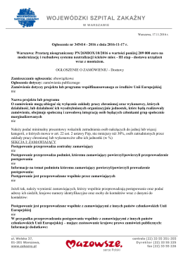 Wojewódzki Szpital Zakaźny w Warszawie