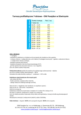 Turnusy proflikatyczne