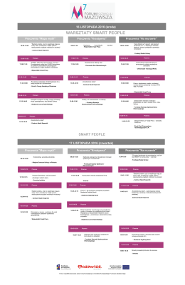 warsztaty smart people - Forum Rozwoju Mazowsza