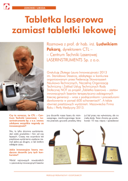 Tabletka laserowa zamiast tabletki lekowej