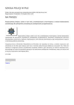 Generuj PDF - Szkoły Policji w Pile