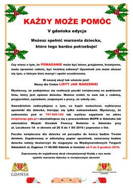 każdy może pomóc