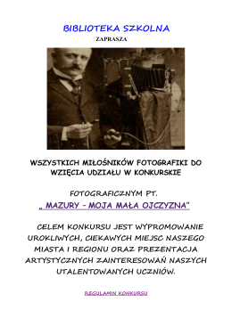 konkurs fotograficzny