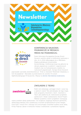 Newsletter Sekretariatu ds. Młodzieży 14.11.16r