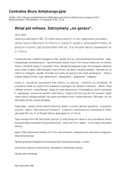 Generuj PDF - Centralne Biuro Antykorupcyjne