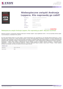 Niebezpieczne związki Andrzeja Leppera. Kto naprawdę go zabił?