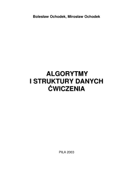 ALGORYTMY I STRUKTURY DANYCH ĆWICZENI AA