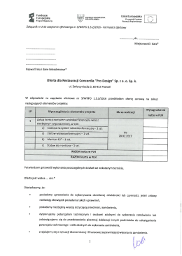 Formularz ofertowy – załącznik nr 2 (wersja pdf)