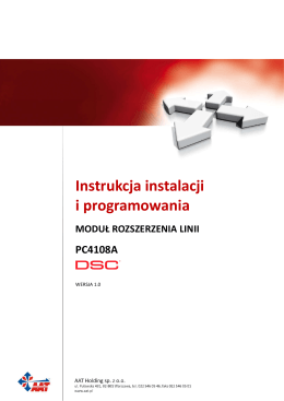 Instrukcja PC4108