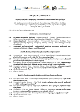 Program konferencji