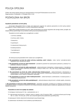 Generuj PDF - Policja Opolska