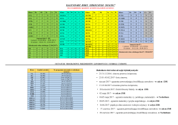 KALENDARZ ROKU SZKOLNEGO 2016/2017